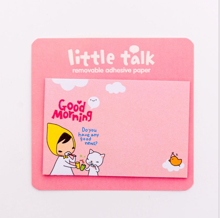 Bộ 2 giấy ghi chú note Little Girl Ver.2