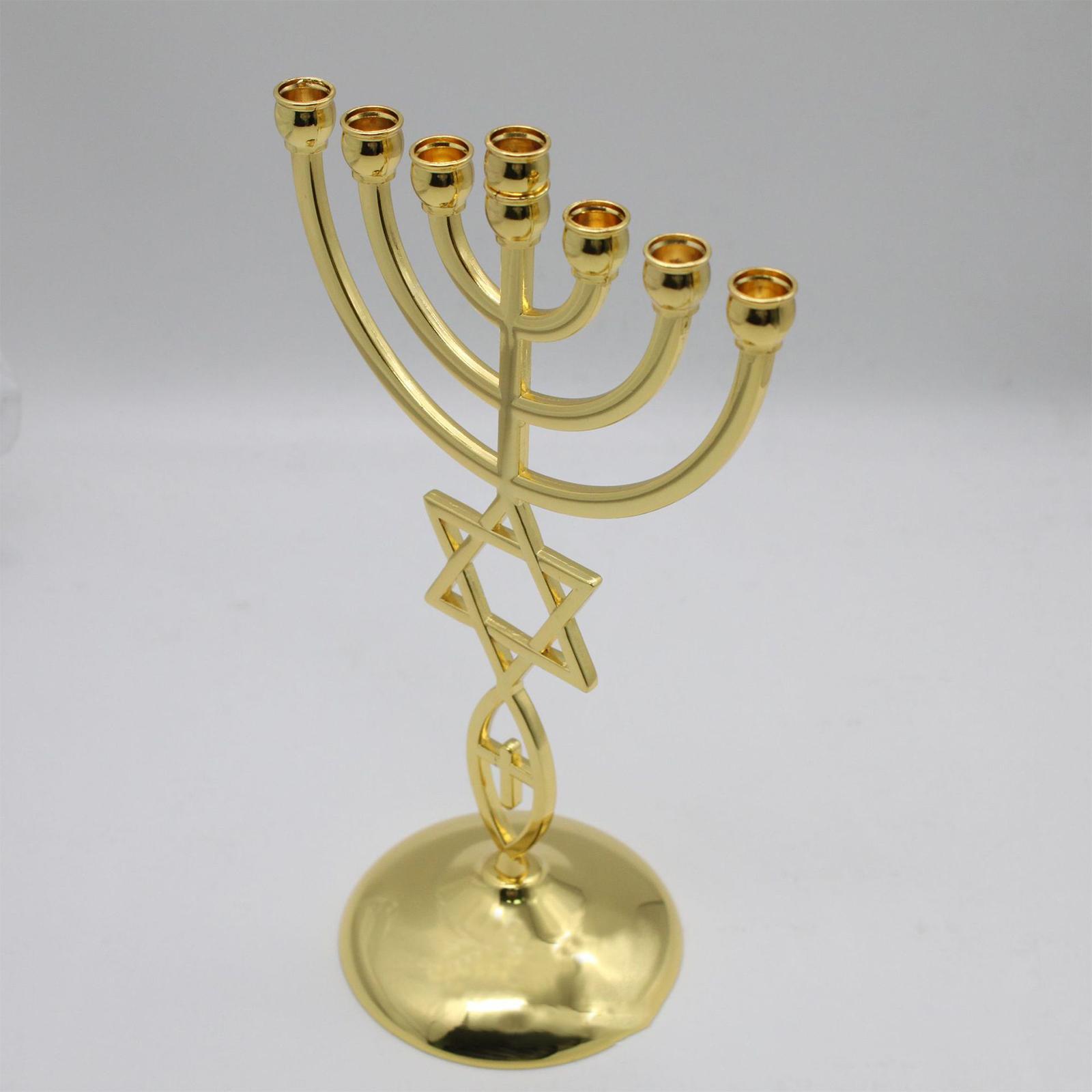 Catholic Candelabra Decoration Metal Candle Holder for Dinner Table 3-Candle