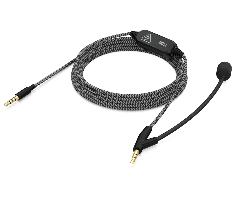 Behringer BC12 Premium Headphone Cable with Boom Microphone and In-line Control-Hàng Chính Hãng