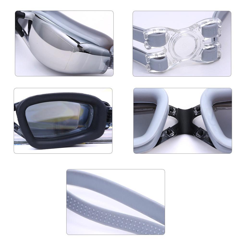 Unisex Waterproof Antifog Coating Myopia Eyewear Goggles Swimming Glasses