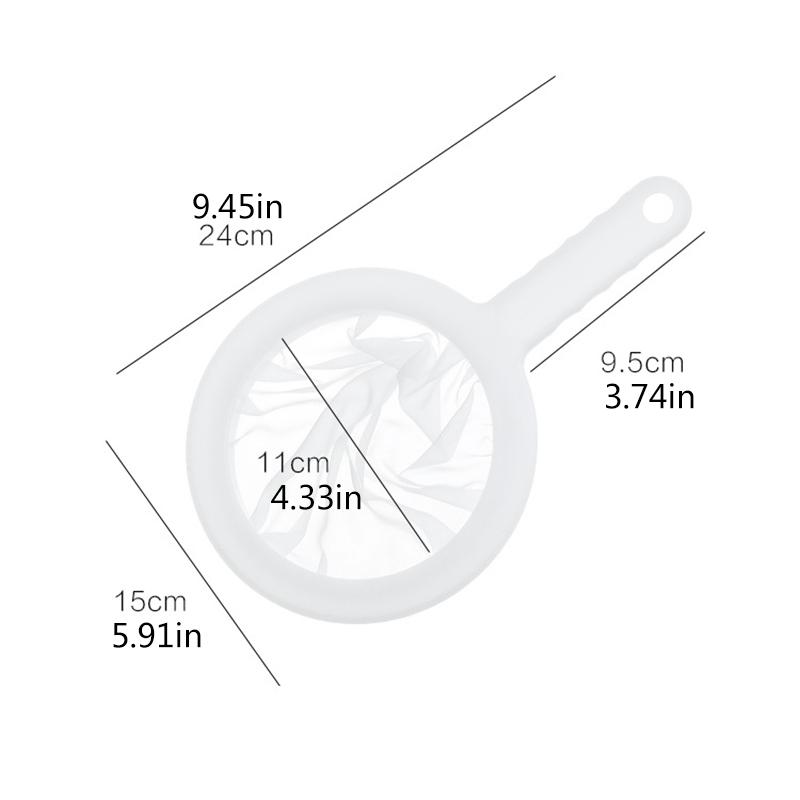 Muỗng lưới lọc bằng nylon 100 / 200 / 400 tiện lợi cho nhà bếp