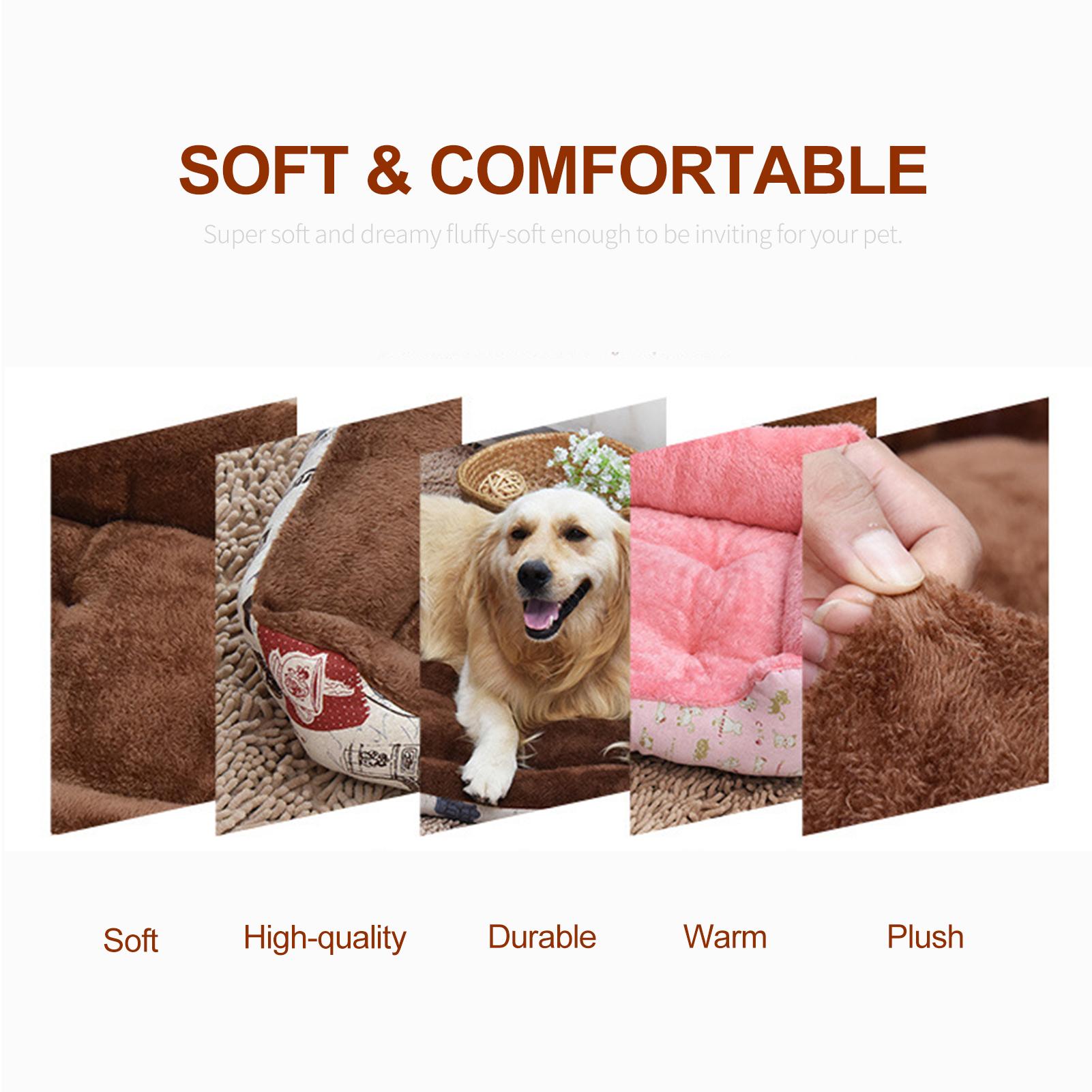 Thảm lót giường cho chó mèo trong nhà dễ dàng vệ sinh, giặt giũ