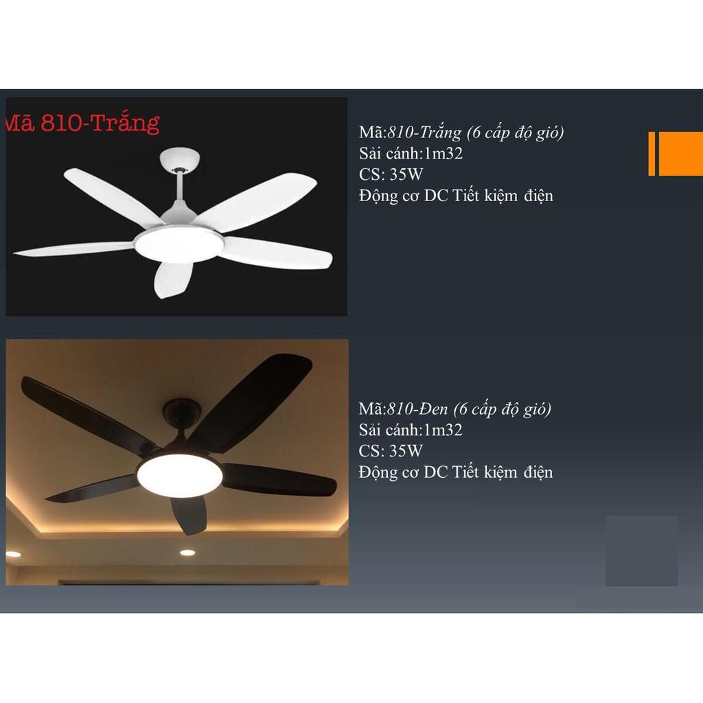Quạt đèn trần FETTER LED hiện đại 3 chế độ ánh sáng - có điều khiển từ xa