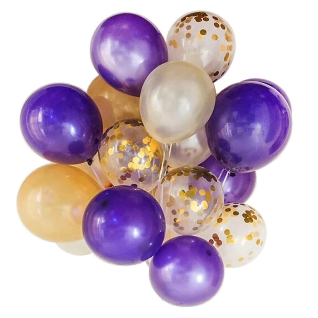 20 Pieces Confetti Latex Balloons Wedding Birthday Party Decorations 12 Inch