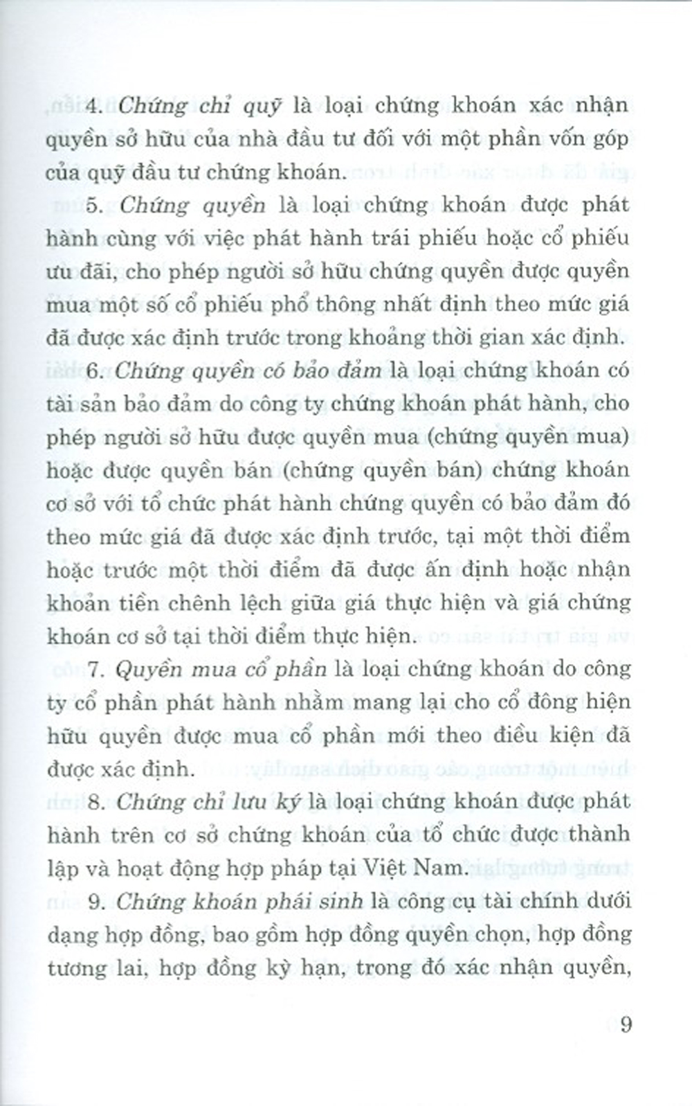 Luật Chứng Khoán