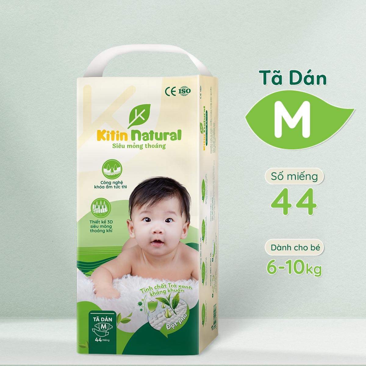 Tả dán Kitin Natural size M44 ( 6-10 kg)