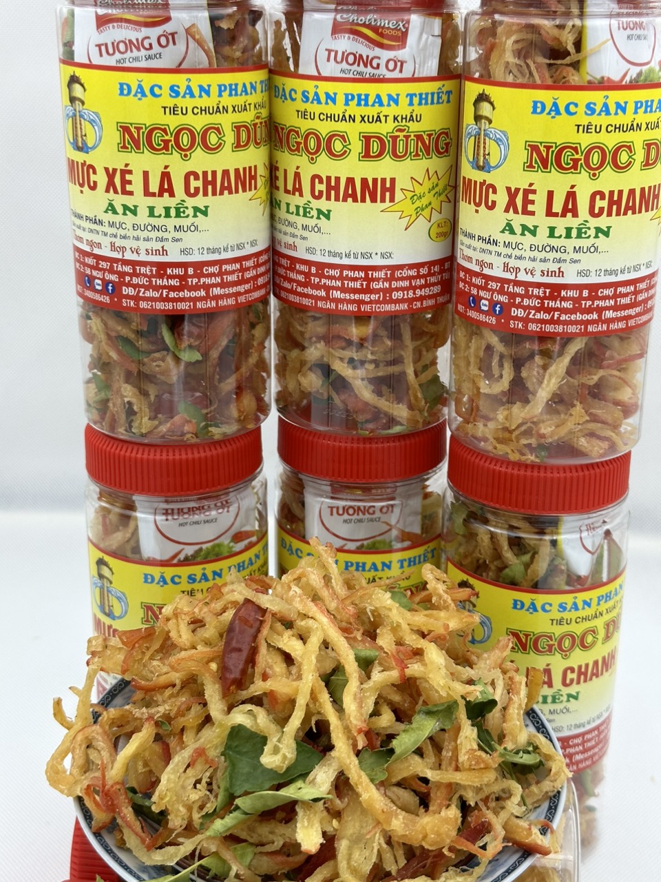 Mực xé lá chanh gói 1 kg đã chế biến ăn liền ngon ơi là ngon của shop Đặc Sản Biển Phan Thiết NGỌC DŨNG. Hạn sử dụng 12 tháng kể từ ngày đặt hàng