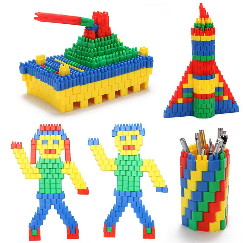 Bộ 50 miếng đồ chơi xếp hình bằng nhựa vui nhộn cho bé