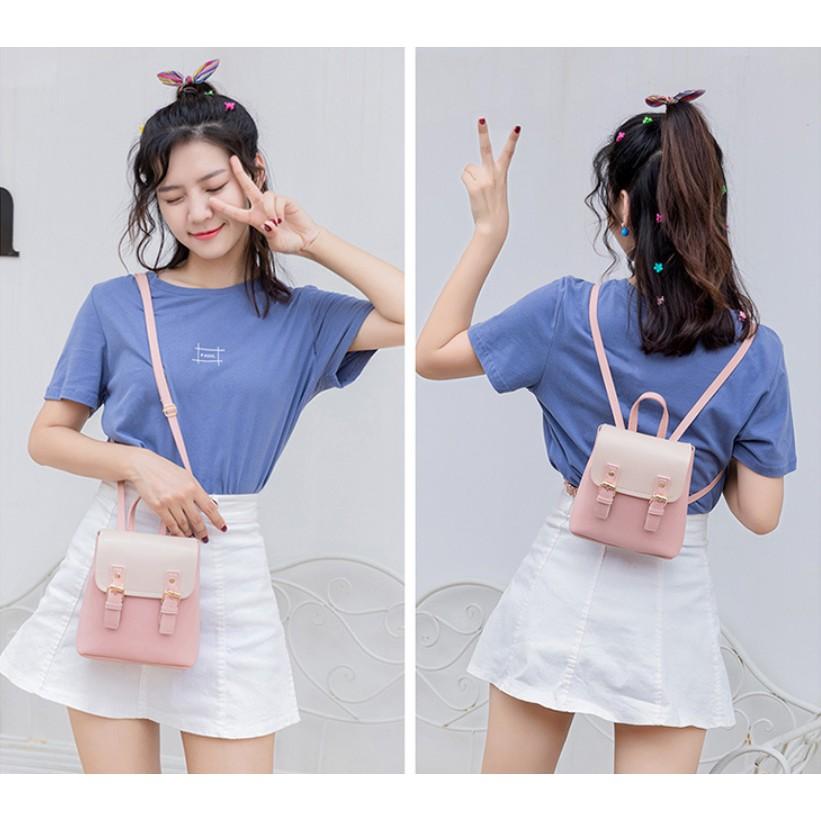 Ba lô thời trang mini da pu phong cách trẻ trung KDR-BL280