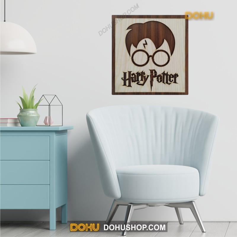 Tranh Gỗ Treo Tường Handmade DOHU003: Harry Potter - Thiết Kế Đơn Giản, Độc Đáo, Sang Trọng