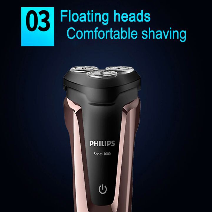 Máy cạo râu khô và ướt cao cấp Philips S1060 bảo hành 24 tháng - Hàng nhập khẩu