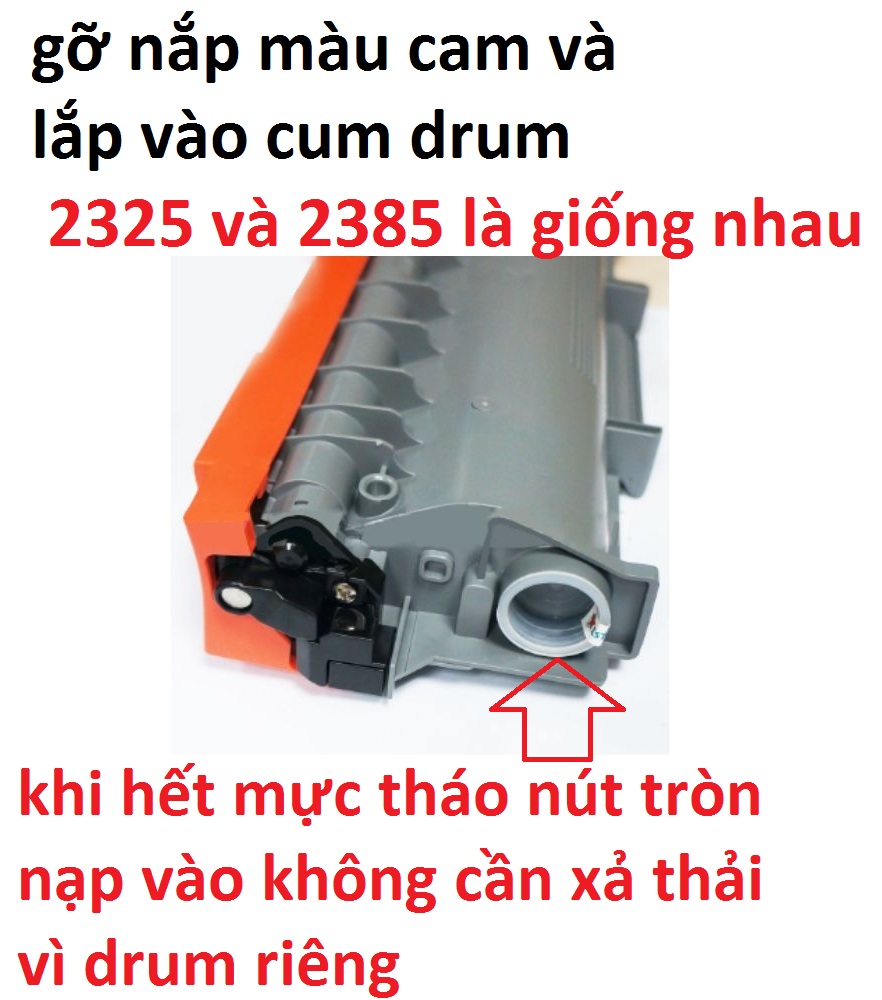 Hộp mực TN 2385 -CÓ LỔ ĐỔ MỰC- Mực in Brother HL-L2321D HL-2361DN HL-2366DW MFC-L2700dw MFC-L2701DW 2300D/2320D/L2340DW/L2360DW/L2380DW/L2321D/L2361DW DCP-L2520DW/L2540DW MFC-L2700DW -Chất lượng cao Mới 100%, Full hộp