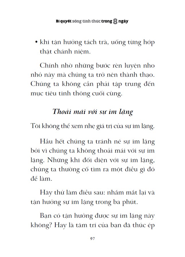 Bí Quyết Sống Tỉnh Thức Trong 8 Ngày _FN