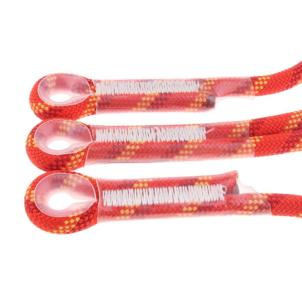 10.5mm Climbing Pre-sewn Eye-Eye Prusik Loop Cord with 2pcs Carabiner