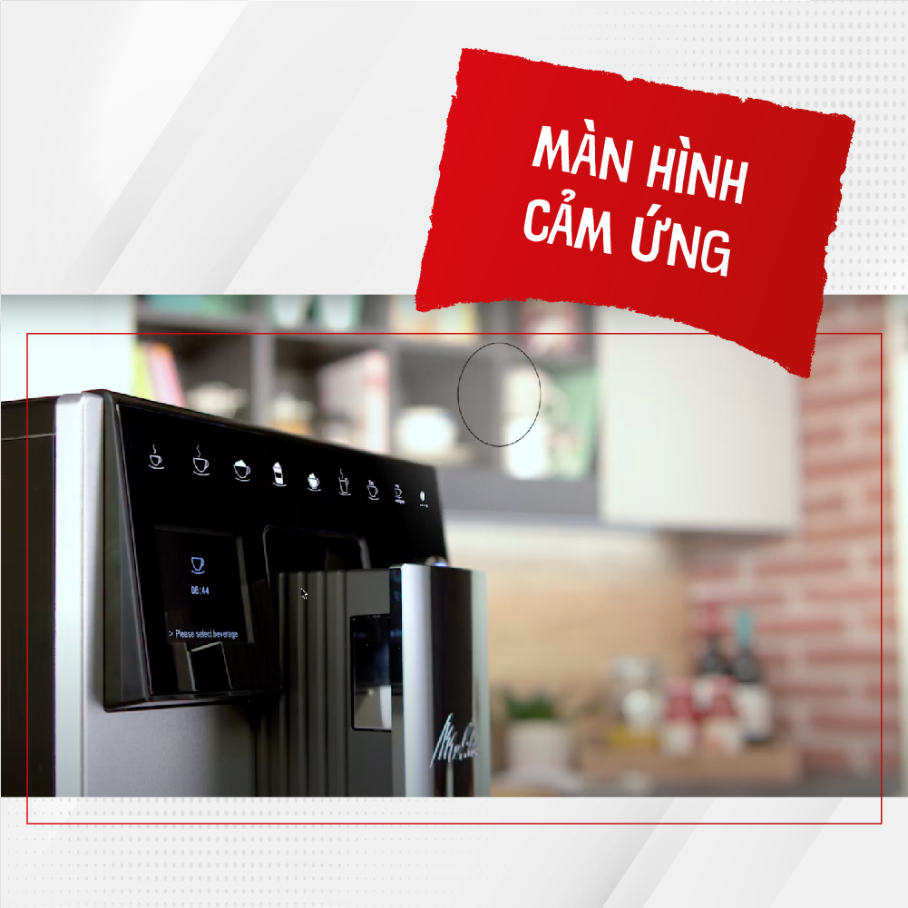 Máy pha cà phê tự động Melitta Latte Select - Hàng nhập khẩu chính hãng 100% từ thương hiệu Melitta, Đức