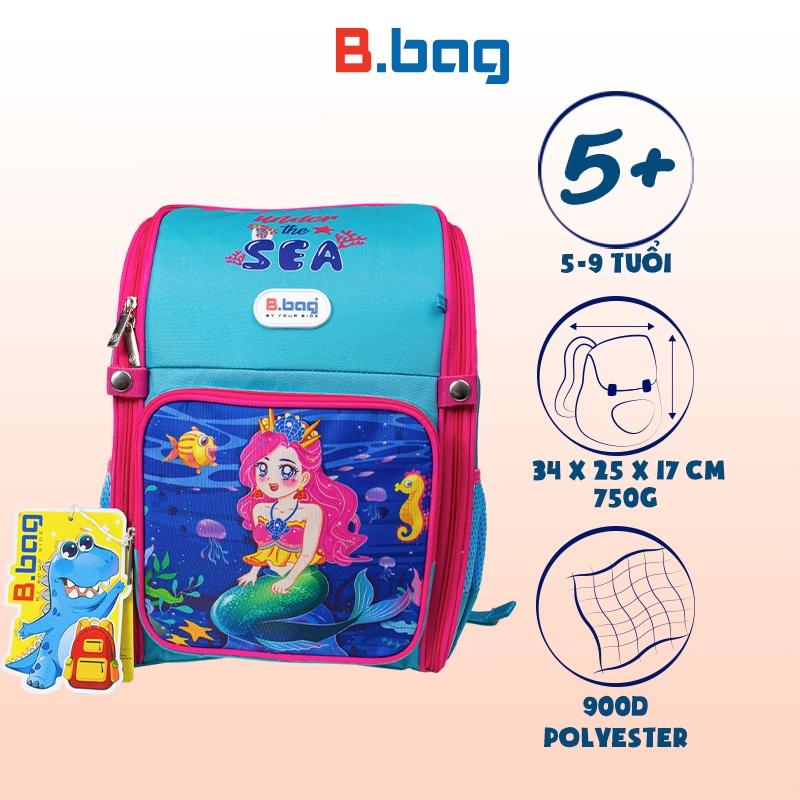 Balo B.bag Chống Gù Adventure Box-Under The Sea B-12-116 Xanh nhạt