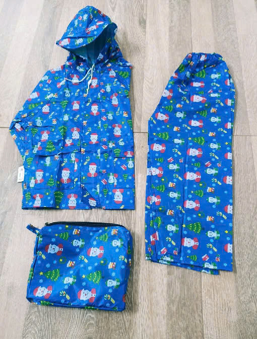 Áo Mưa Bộ Cho Bé Họa Tiết Hoạt Hình Dễ Thương Size Số 5 ( 11- 13 Tuổi )