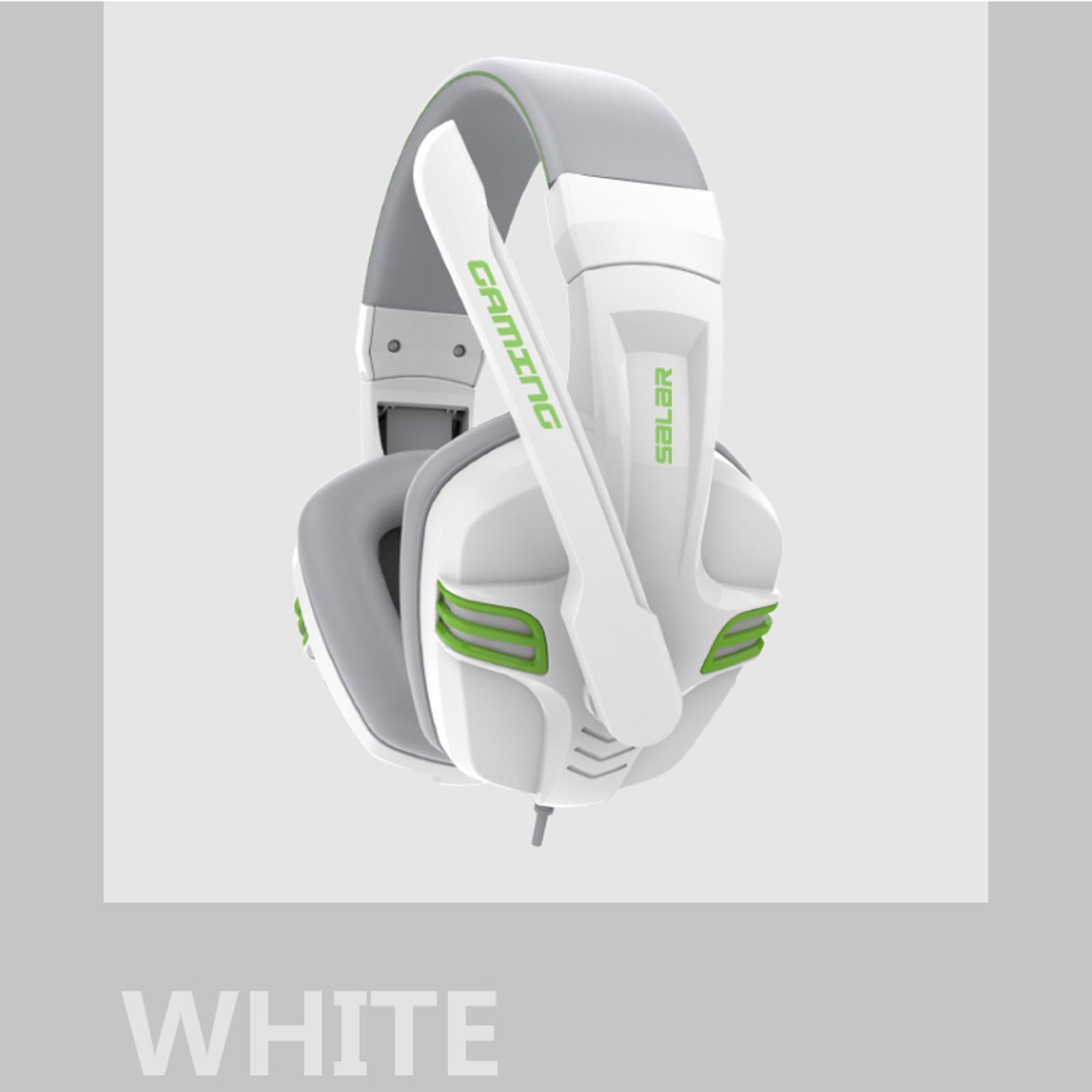 3.5mm Stereo Gaming Headset Wired Headphone with Mic Noise Cancelling