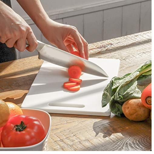 Combo dao làm bếp Nakamura + thớt kháng khuẩn phủ ion bạc 13mm - nội địa Nhật Bản