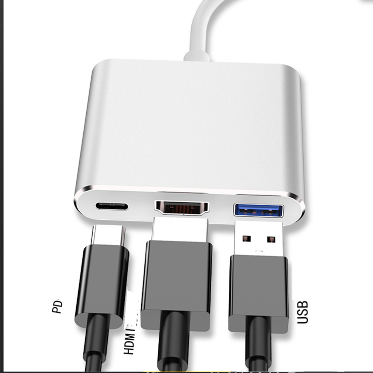 Cáp Chuyển Đổi Từ USB-C Sang USB 3.0/HDMI-Type C
