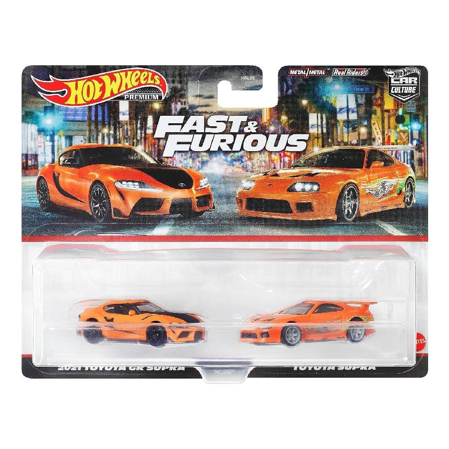 Đồ Chơi Bộ Đôi Siêu Xe remiums Fast &amp; Furious HOT WHEELS HKF54/HBL96