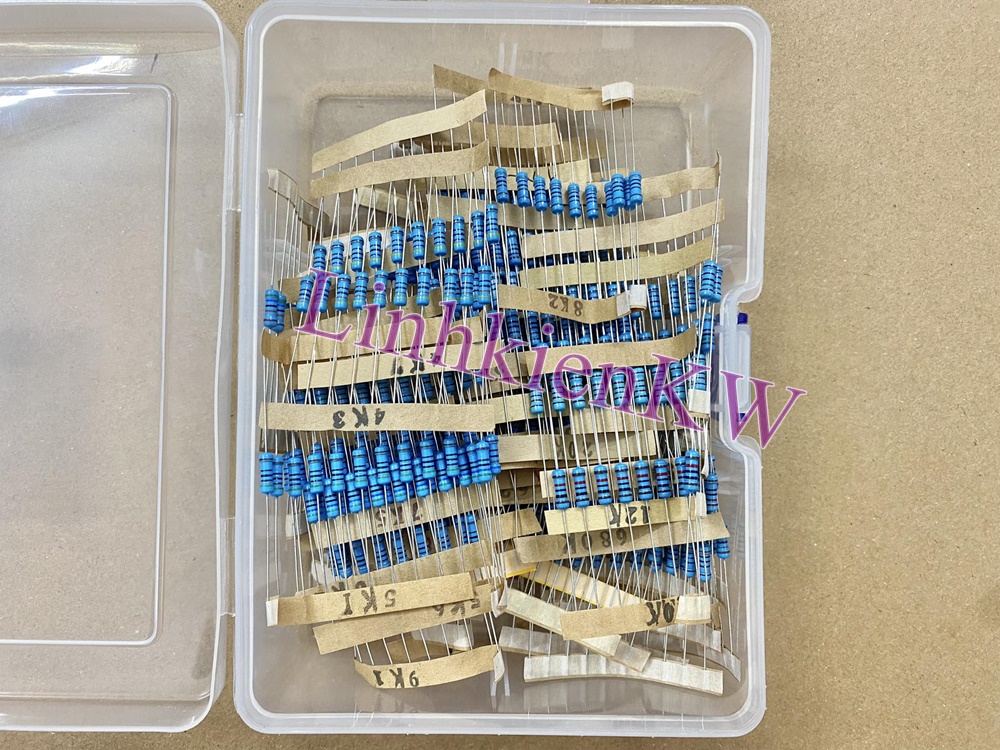 Combo trở cắm 1/2W từ 1R đến 3M.