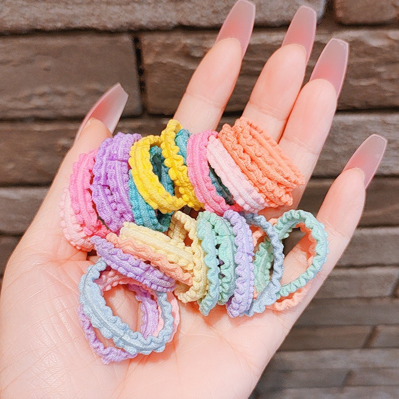 Sét 20 dây cột tóc cho bé gái loại mới