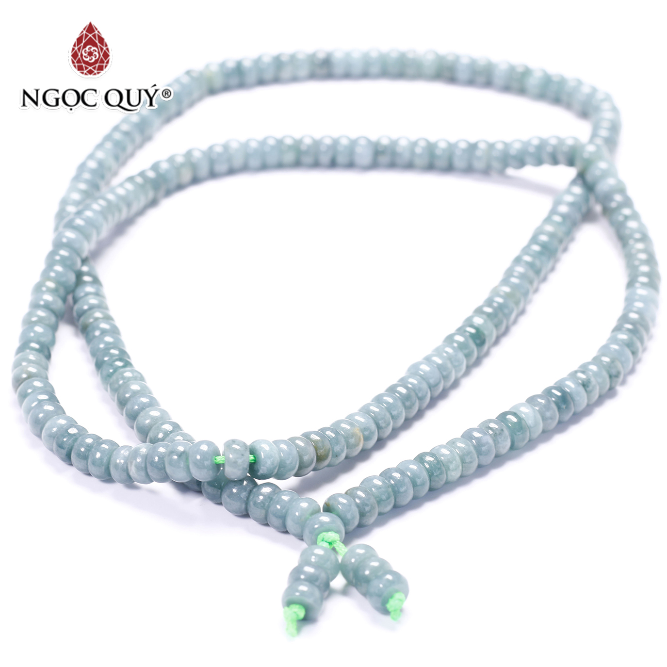 Chuỗi cổ đá aquamarine 68cm mệnh thủy, mộc - Ngọc Quý Gemstones