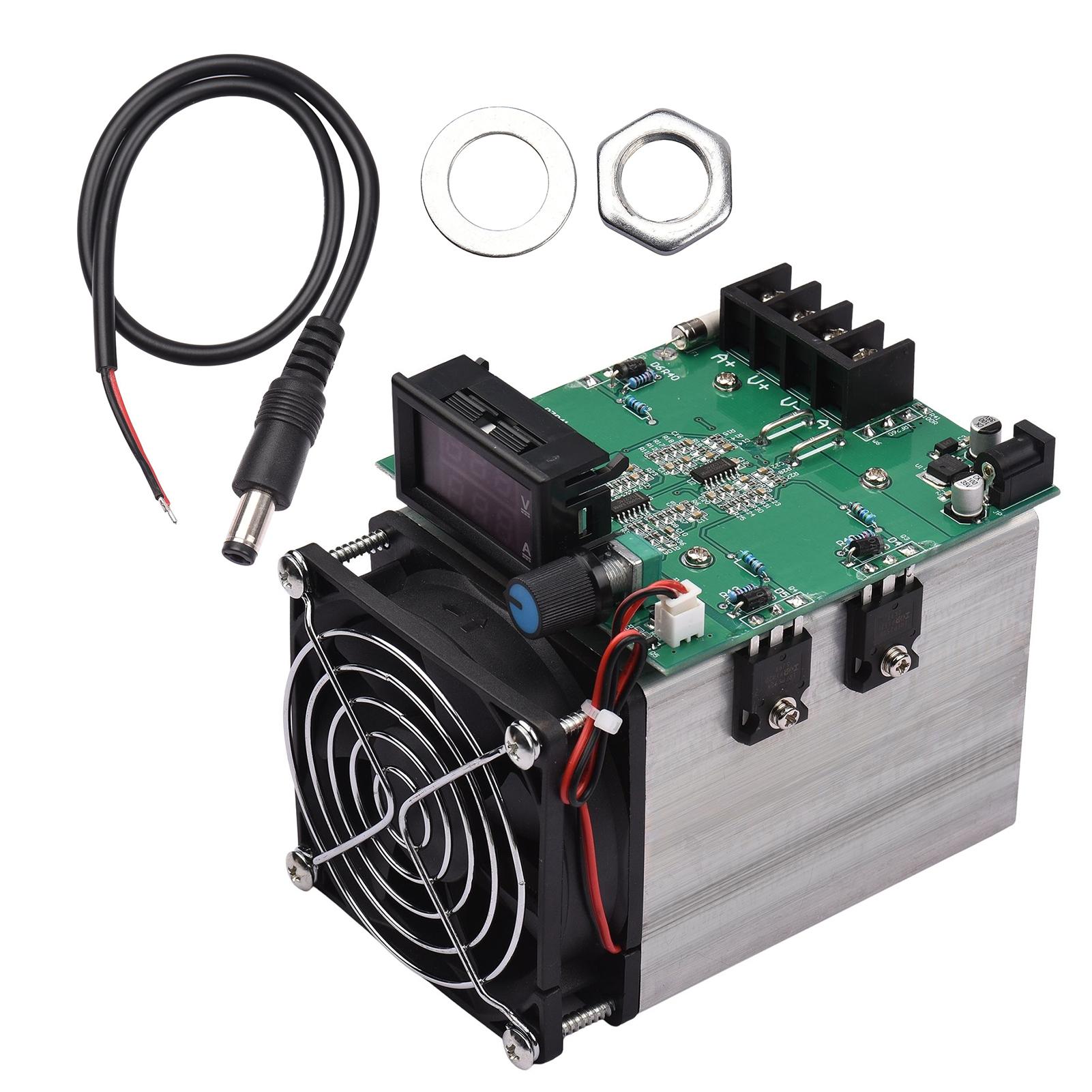250W 12V 20A Constant Current Electronic Load Tester Multifunction Digital Electronic Load Meter Battery Capacity Tester Discharge Aging Power Supply Module