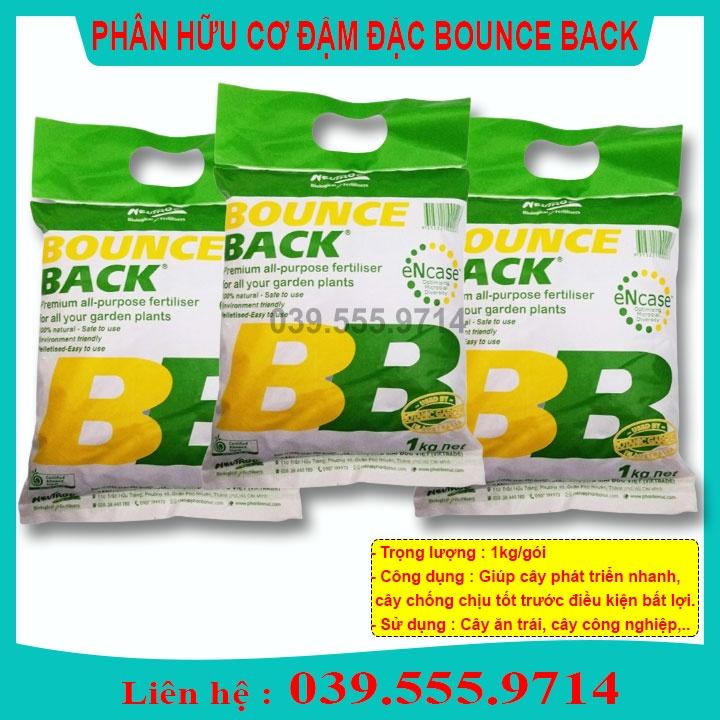 PHÂN BÓN HỮU CƠ BOUNCE BACK BB TÚI 3KG - NHẬP KHẨU ÚC CHUYÊN DÙNG CHO RAU HOA CÂY CẢNH