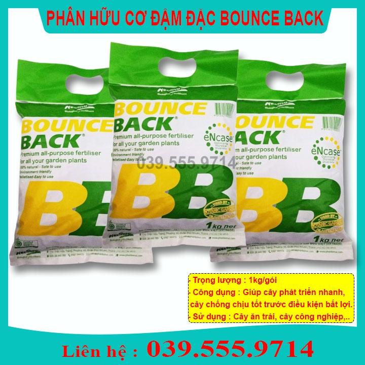 1KG PHÂN HỮU CƠ BOUNCE BACK BB NHẬP KHẨU ÚC CHUYÊN DÙNG CHO HOA CÂY CẢNH