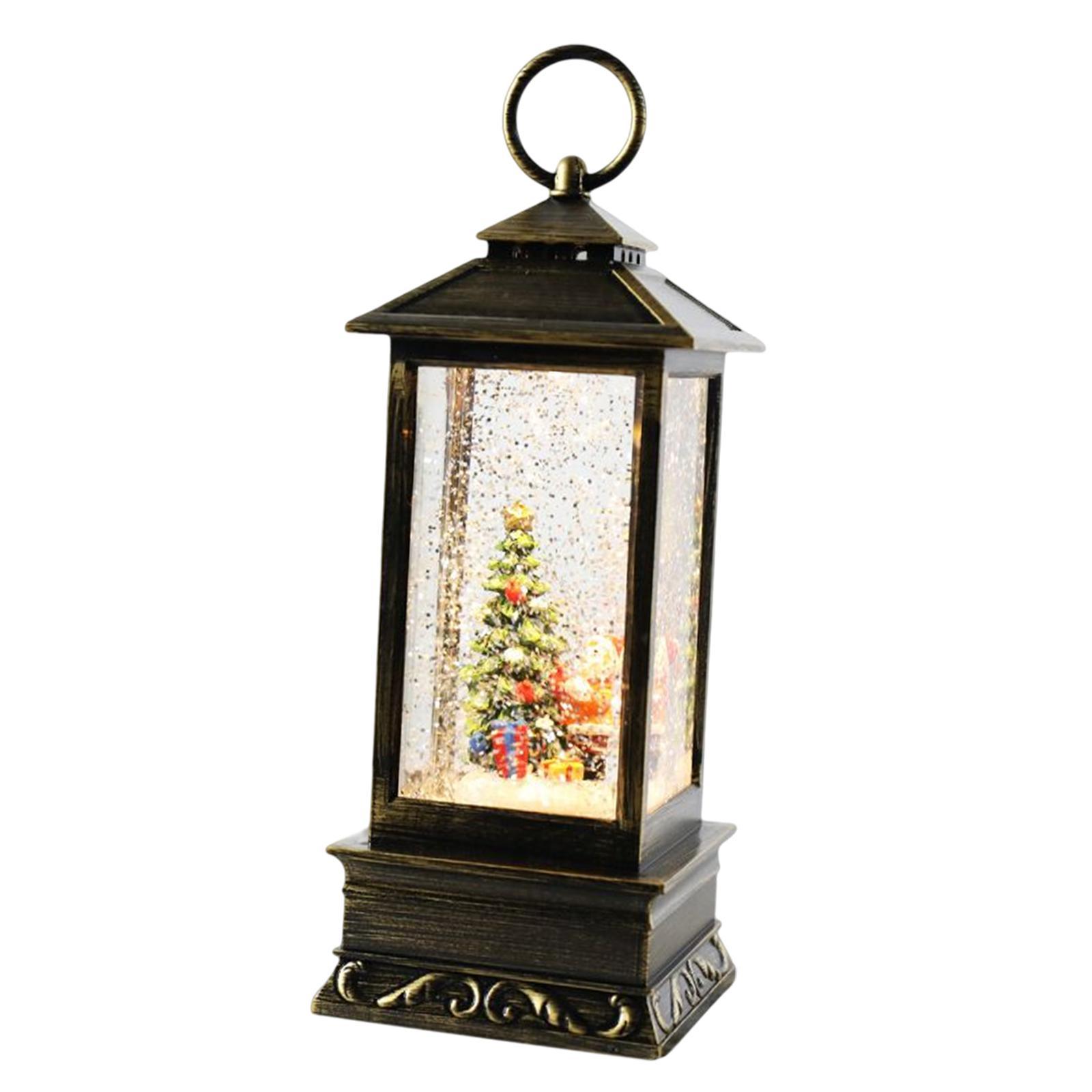 Christmas Lantern Music Box Kids Gift Decoration with Light Birthday Gift