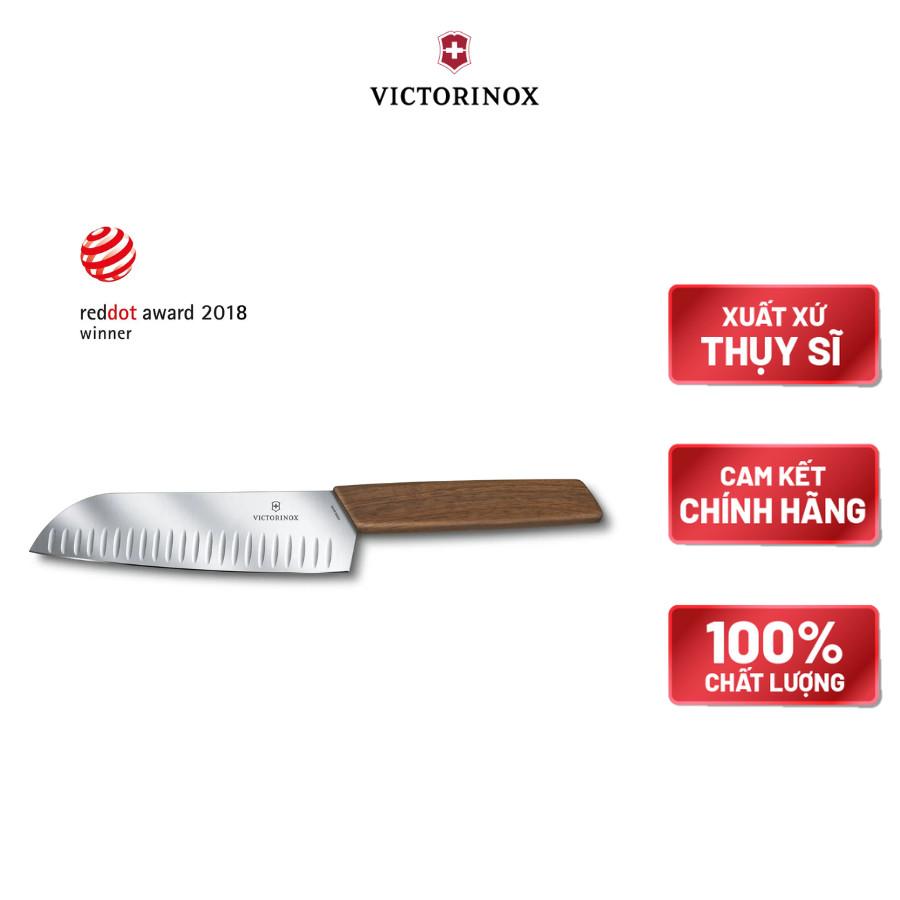 [Tặng bao lì xì cho ĐH 1tr5] Dao Swiss Modern Santoku Victorinox Thụy Sỹ