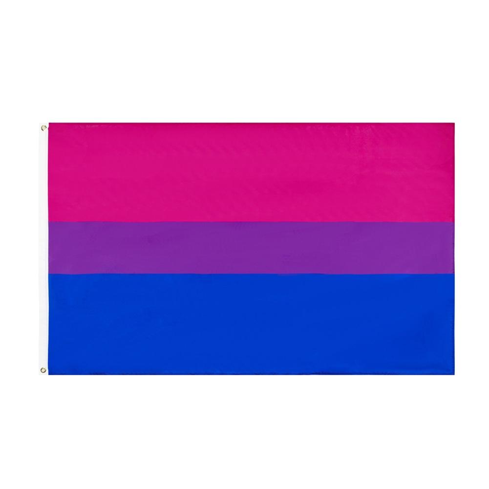 90x150cm Bisexual Flag Polyester Double Suture HB