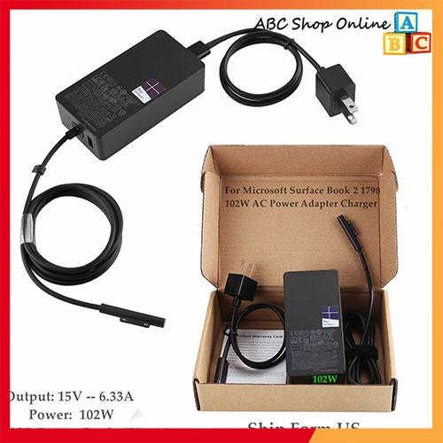 Sạc Dùng Cho Microsoft Surface Book, Book 2, Laptop, nguồn adapter 102W