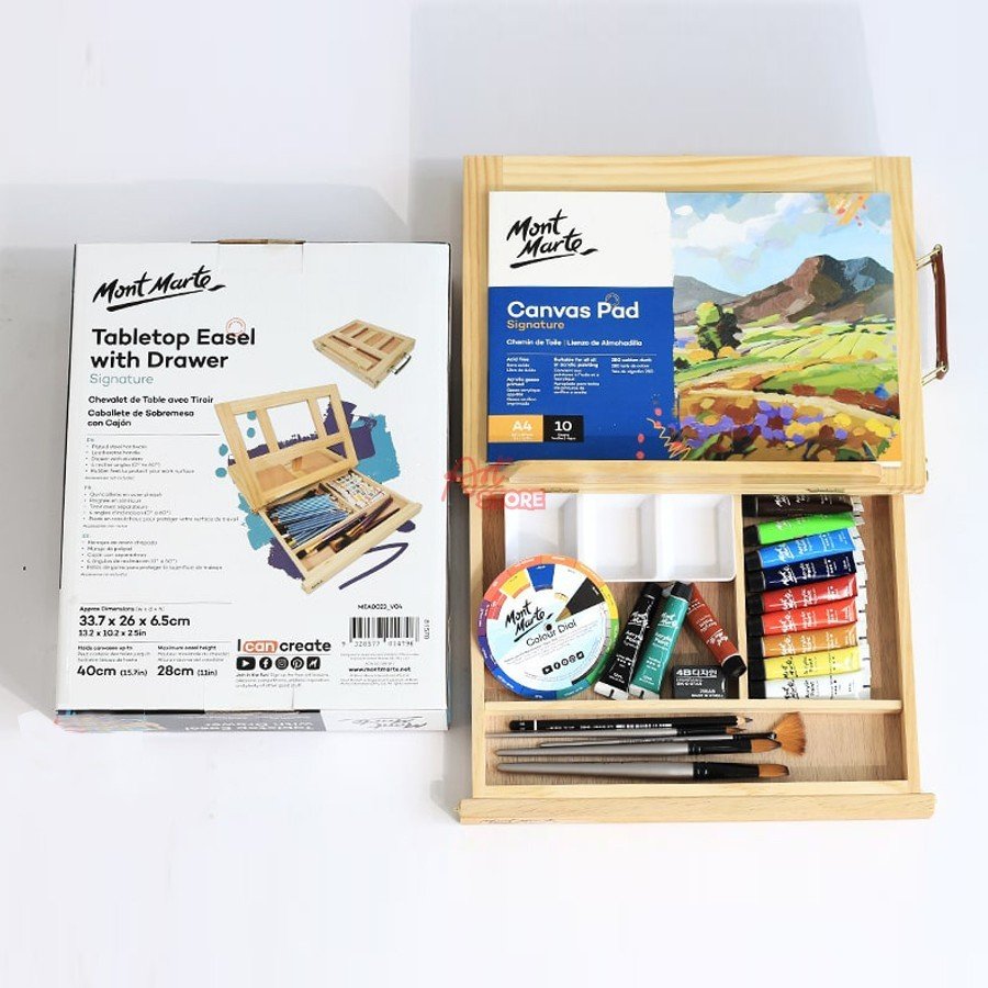 Combo Dụng Cụ Vẽ Tranh Acrylic Cơ Bản