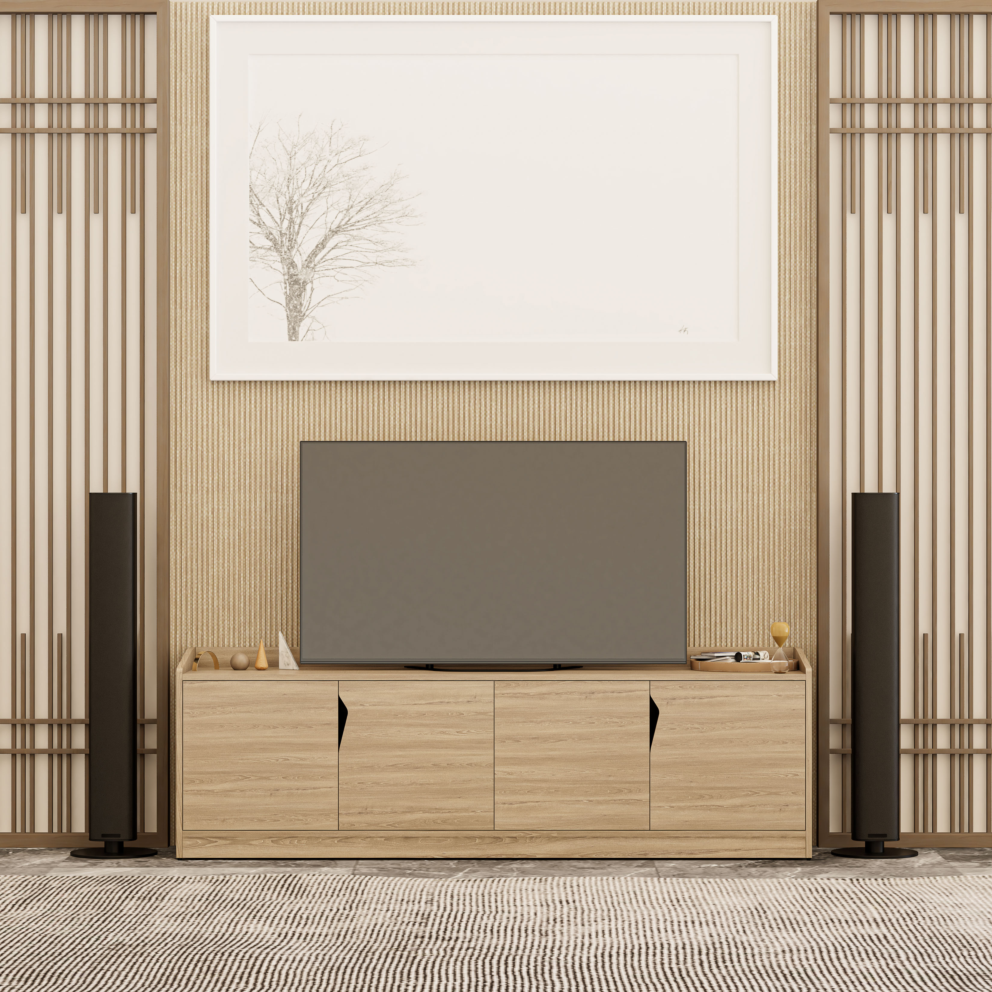 WINNI, Tủ lưu trữ 4 cánh mở, 180cm x 40cm x 58cm , TCM_152