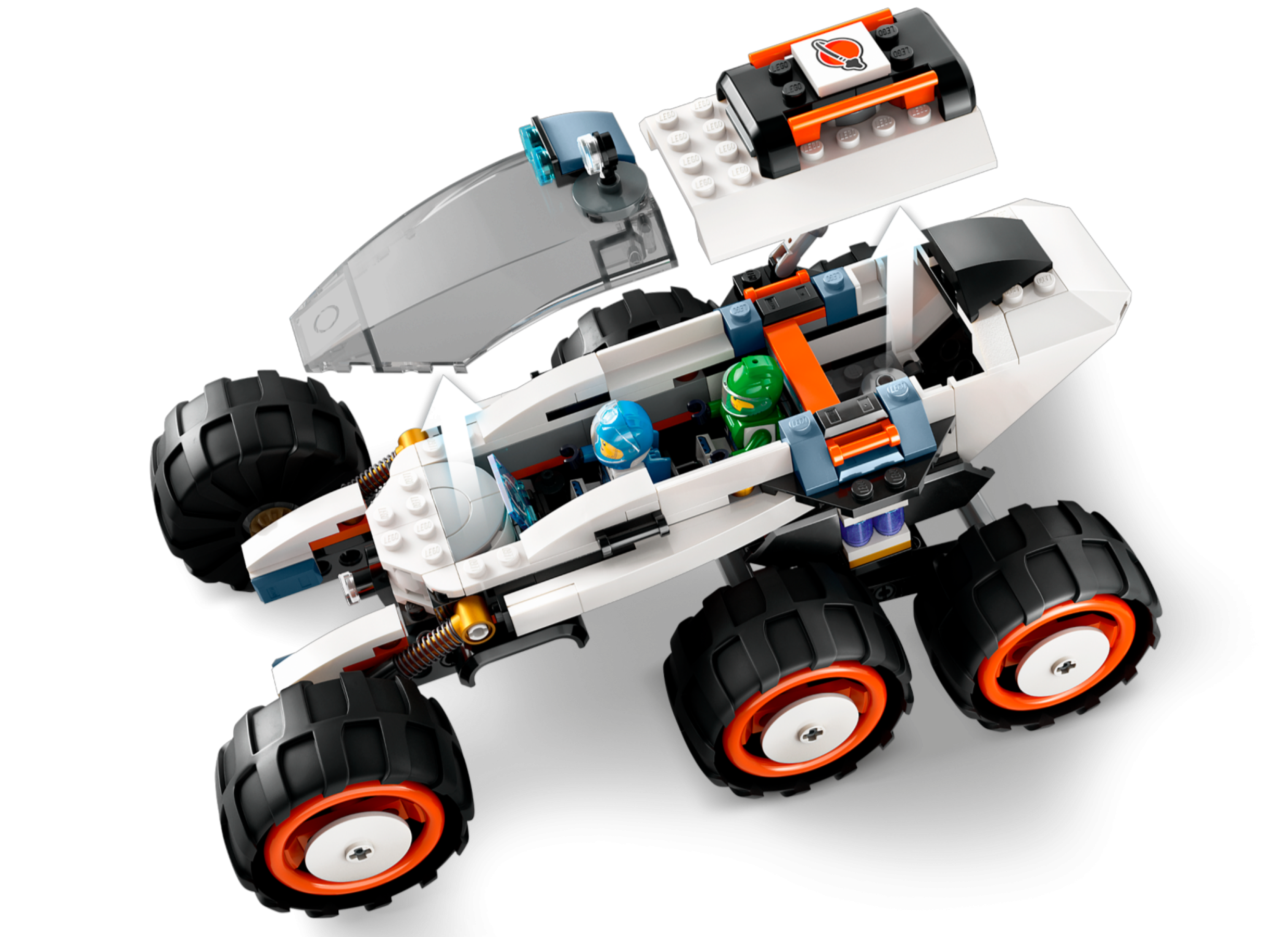 Đồ Chơi Lắp Ráp Xe Thám Hiểm Không Gian Và Người Ngoài Hành Tinh - Space Explorer Rover And Alien Life - Lego City 60431 (311 Mảnh Ghép)