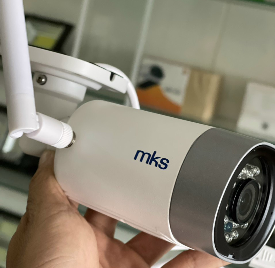 Camera IP Wifi Ngoài Trời MKS hồng ngoại quay đêm 2Mp Full HD 1080P  - Hàng Chính Hãng