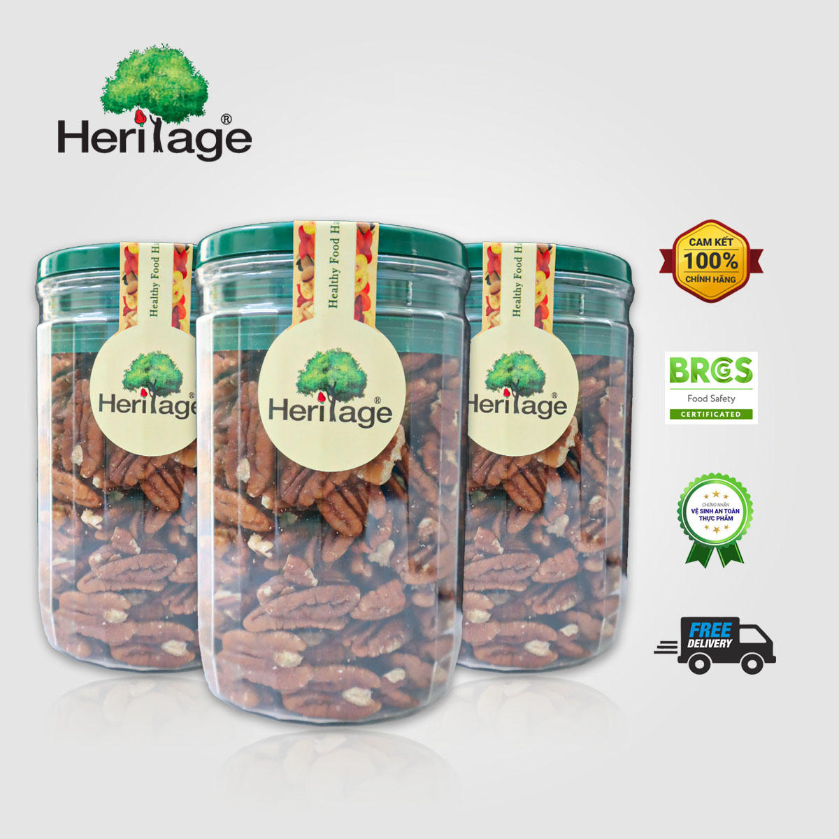 NHÂN HẠT HỒ ĐÀO HERITAGE THÁI LAN 908G