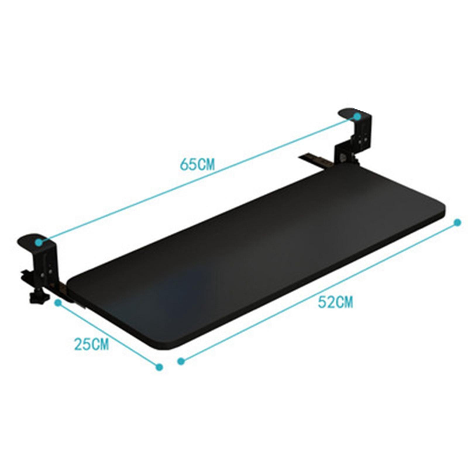 Keyboard Tray Under Desk Save Space adjustable for Typing Desktop