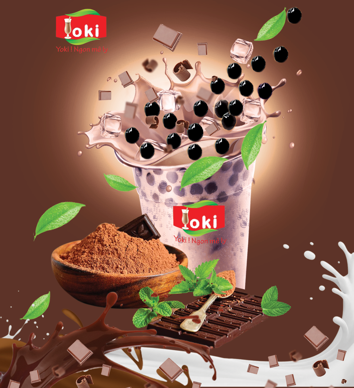 Trà sữa Chocolate Yoki