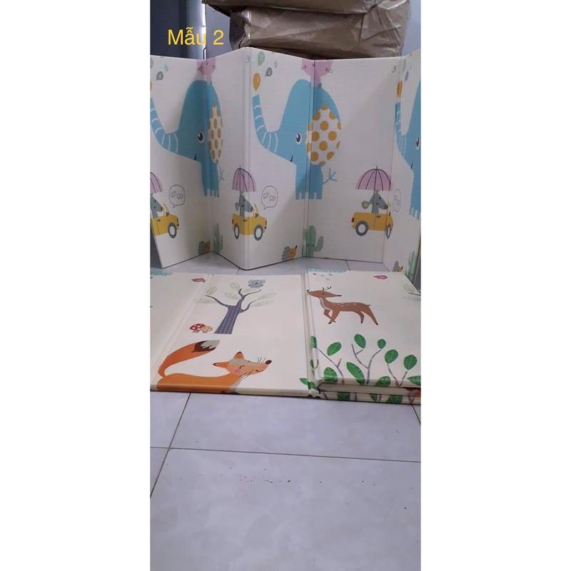 Chiếu xốp khổ 1m8.2m xpe gấp gọn có túi
