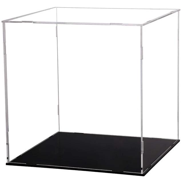 55 Size Chiều cao 25 30 35, dày 3mm, Hộp Mica trưng bày sản phẩm mô hình, đồ sưu tầm, chống bụi, dạng lắp ráp - 20x30cm