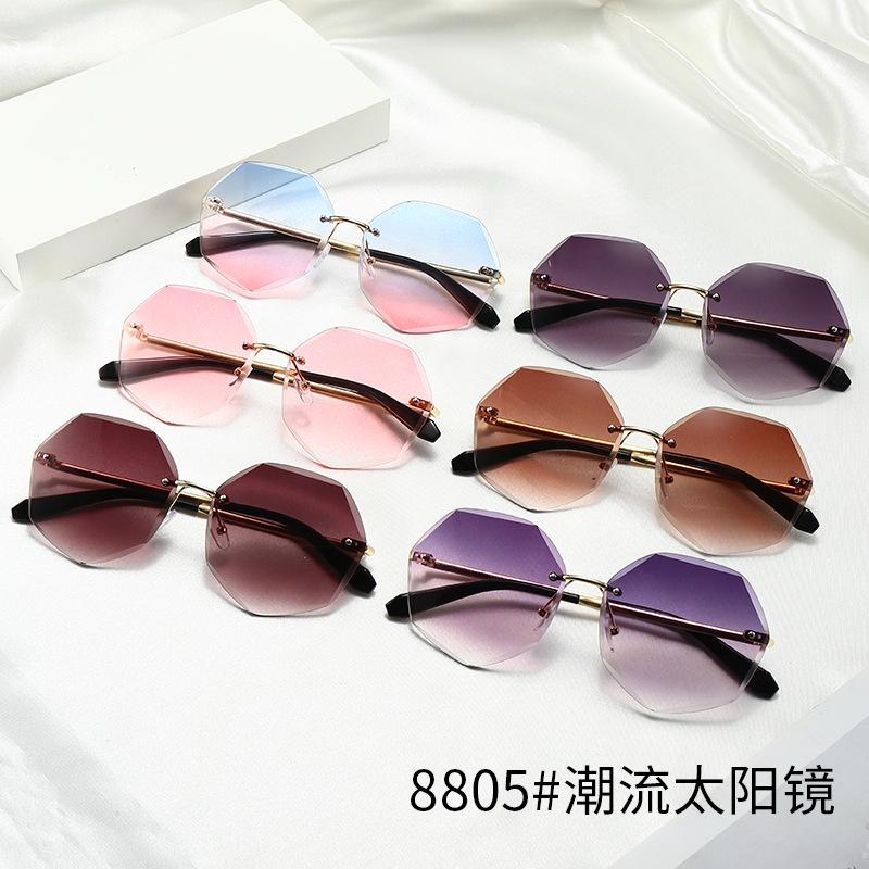 2021 Women's SunGlasses Fashion Sunglasses Large Thick Square Frame Eyeglasses