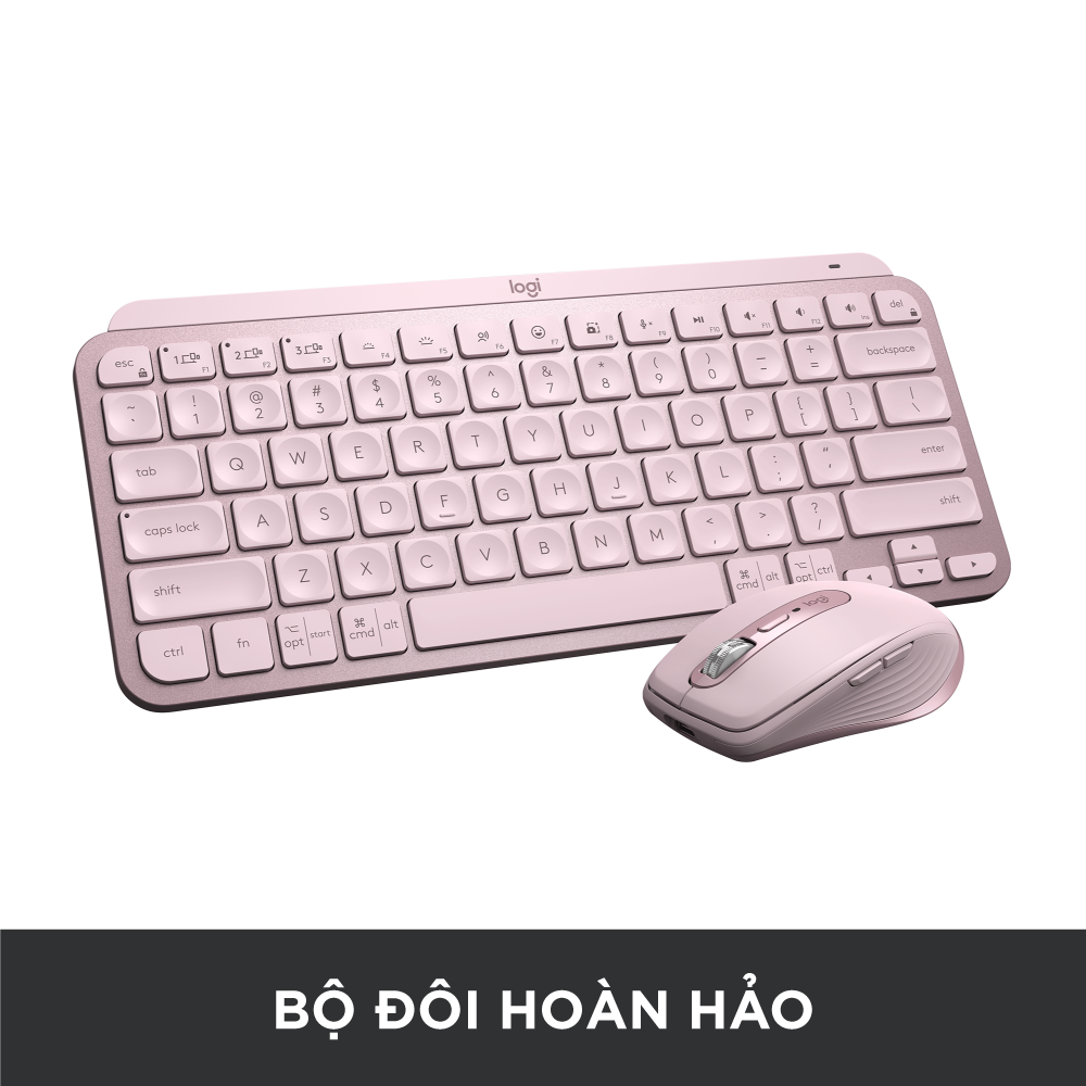 Bàn phím không dây Bluetooth Logitech MX Keys Mini - Nhỏ gọn, Sạc USB-C, Phím tắt thông minh, Có bản cho Mac - Hàng chính hãng