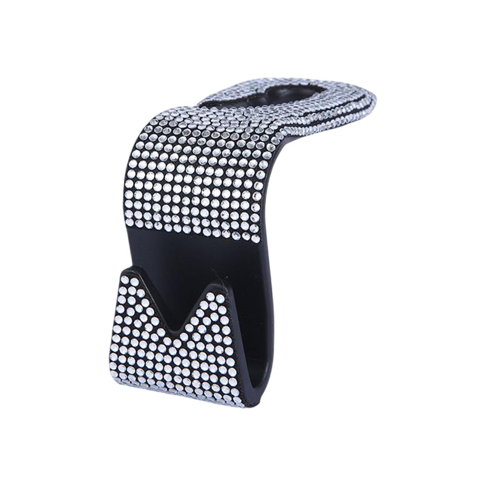 Universal Car Headrest Hook Portable for Umbrellas Hanging Bag Handbag White