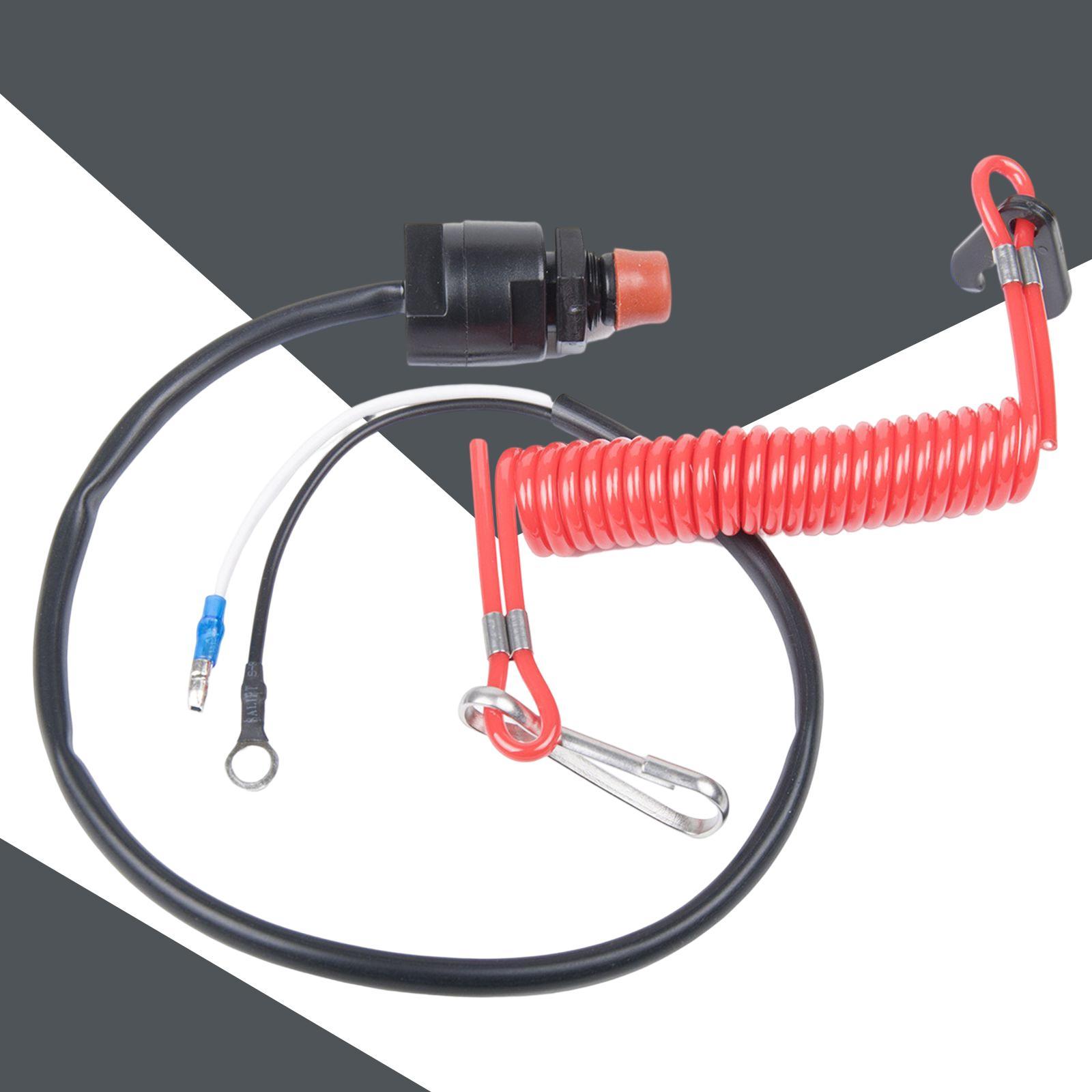 Engine Stop Kill Switch Cut Out Flameout Switch for Motorboat Boat Outboard