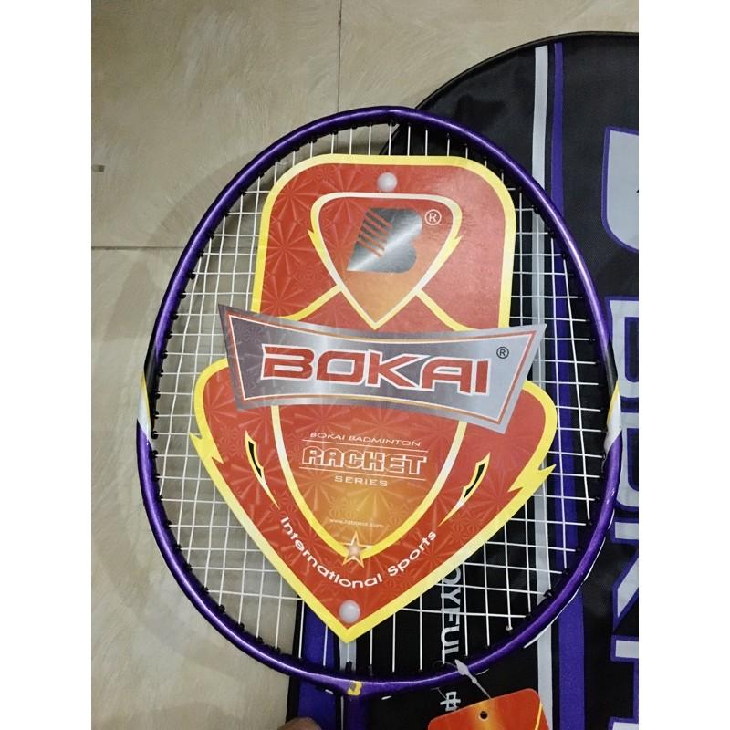 Bộ 2 Vợt cầu lông BOKAI siêu đẹp, siêu bền tặng ngay 2 cuốn cán vợt