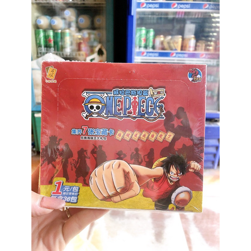 Hộp full box thẻ bài anime one piece hải tặc